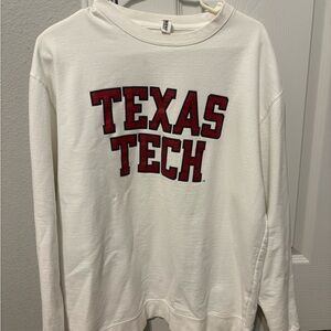 Texas Tech White Sweatshirt